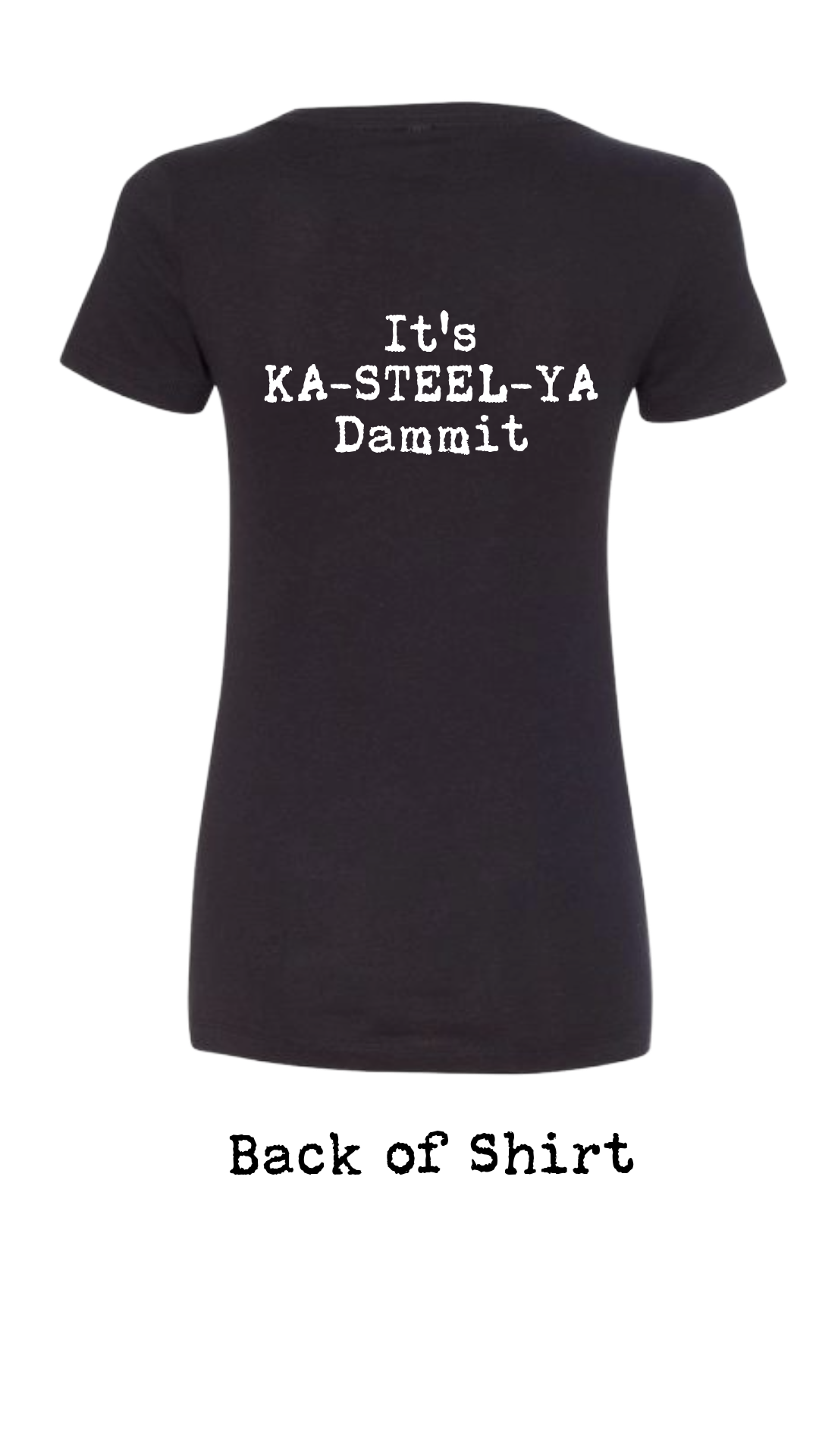 Albert Castiglia Band Womens Logo V Neck T Shirt--FREE SHIPPING--