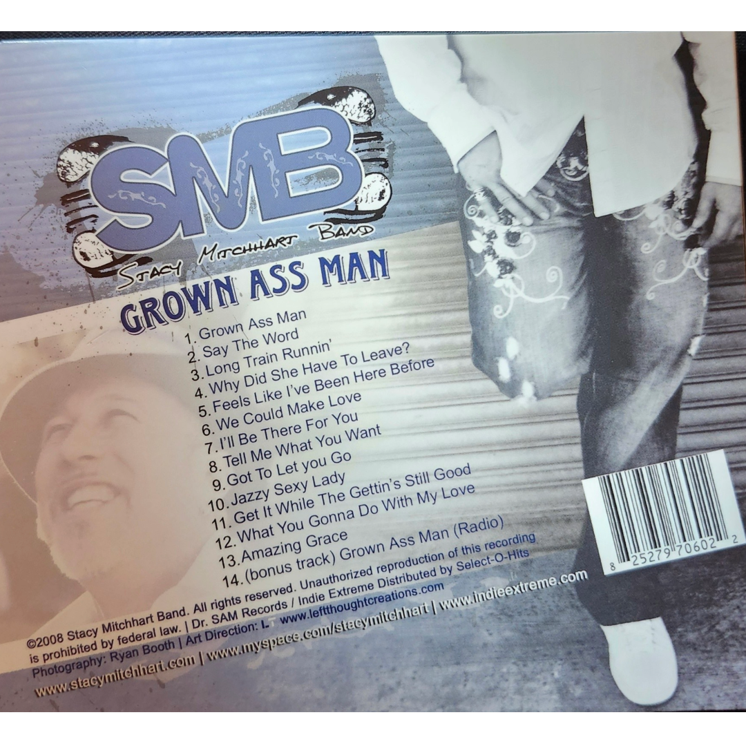 Stacy Mitchhart "GrownAss Man" CD-FREE SHIPPING--