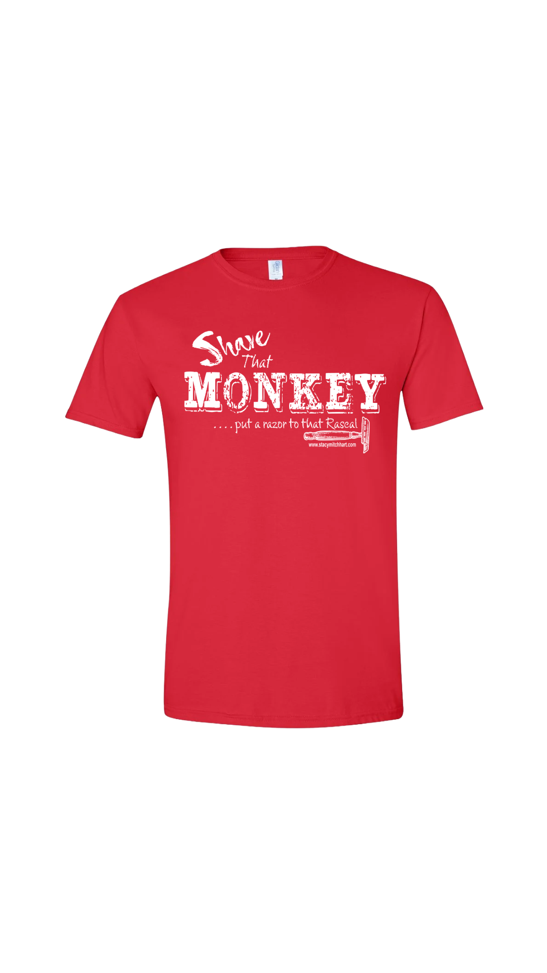 Stacy Mitchhart "Shave That Monkey" Unisex T-Shirt-Merch2Home--FREE SHIPPING--