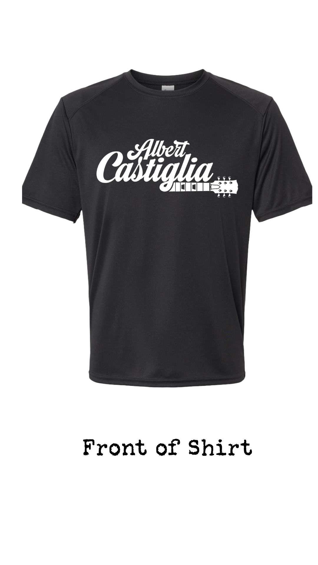 Albert Castiglia Logo Short Sleeve T Shirt--FREE SHIPPING--