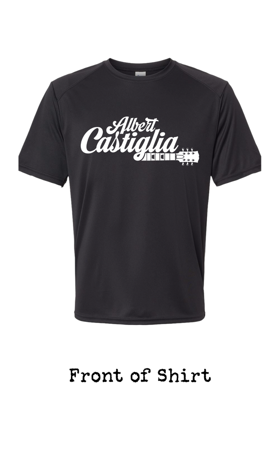 Albert Castiglia Logo Short Sleeve T Shirt--FREE SHIPPING--