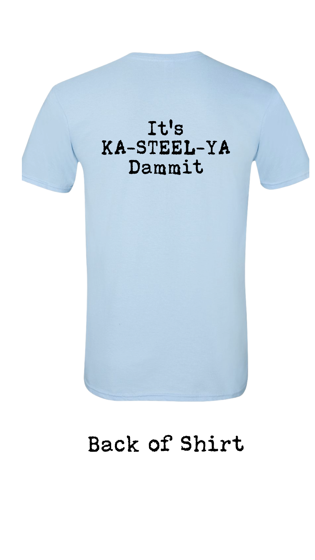 Albert Castiglia Logo Short Sleeve T Shirt--FREE SHIPPING--