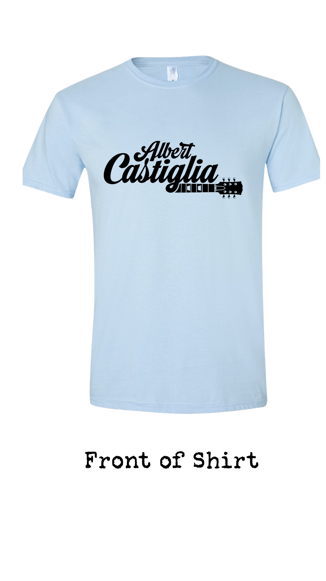 Albert Castiglia Logo Short Sleeve T Shirt--FREE SHIPPING--