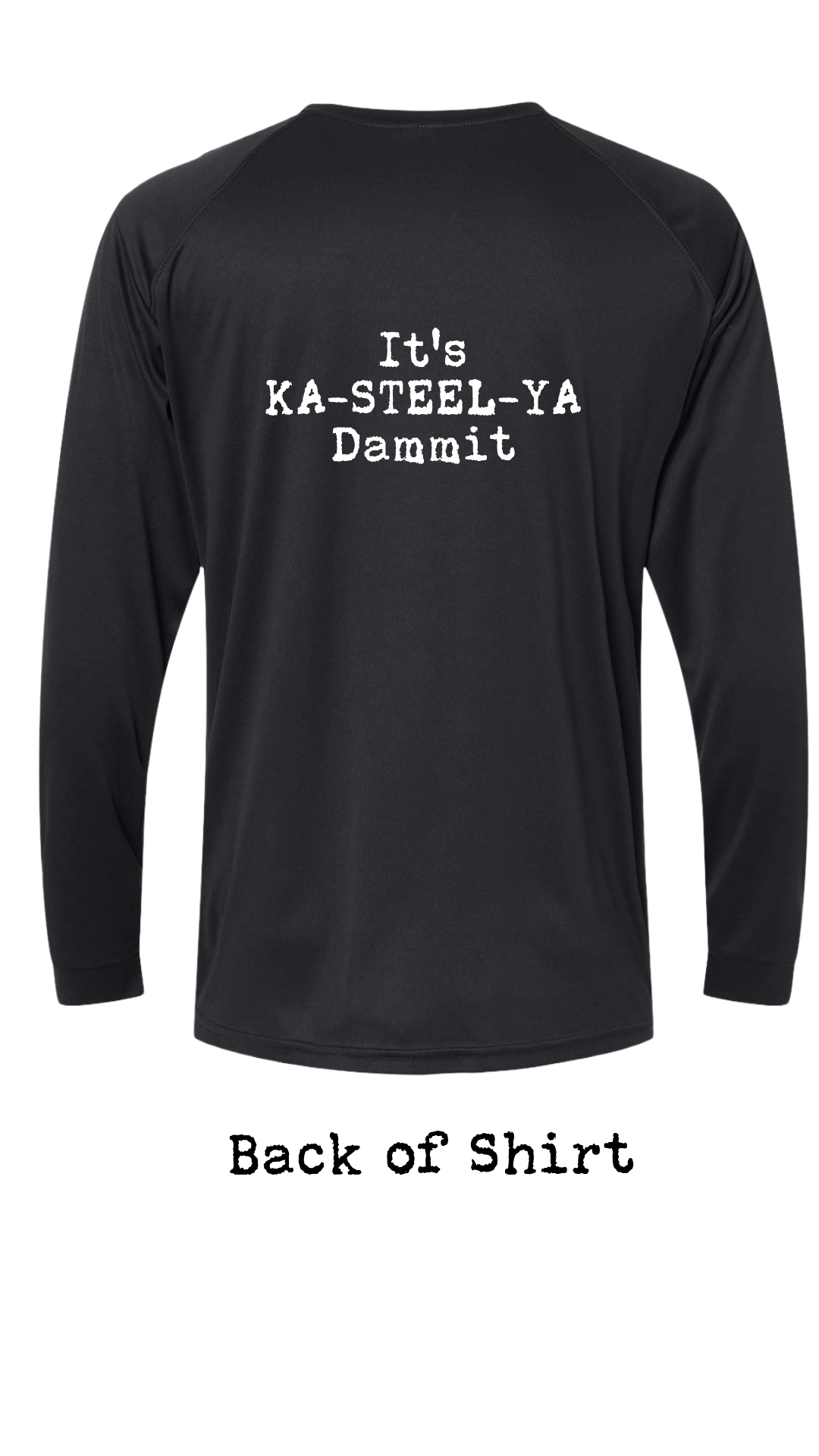 Albert Castiglia Band Logo Long Sleeve Performance Fishing Shirt--FREE SHIPPING--