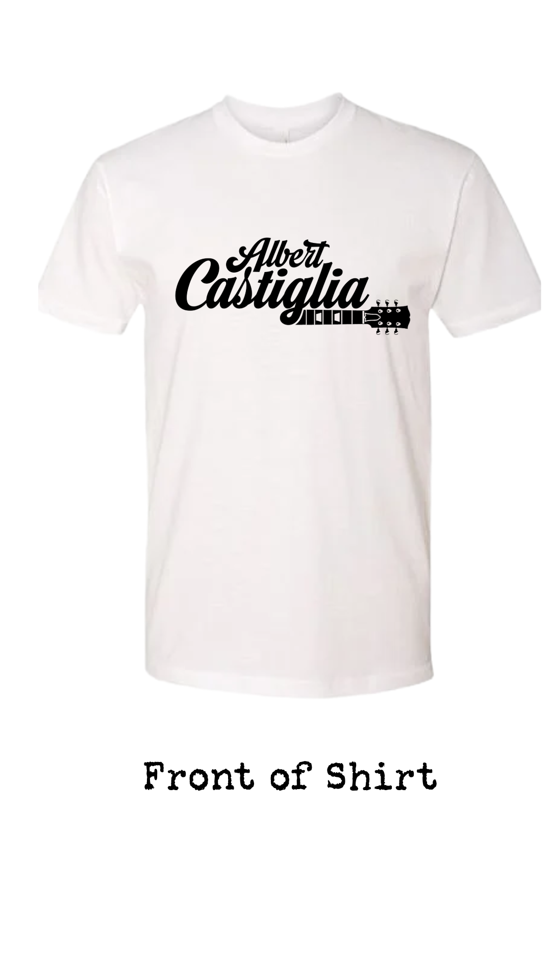 Albert Castiglia Logo Short Sleeve T Shirt--FREE SHIPPING--