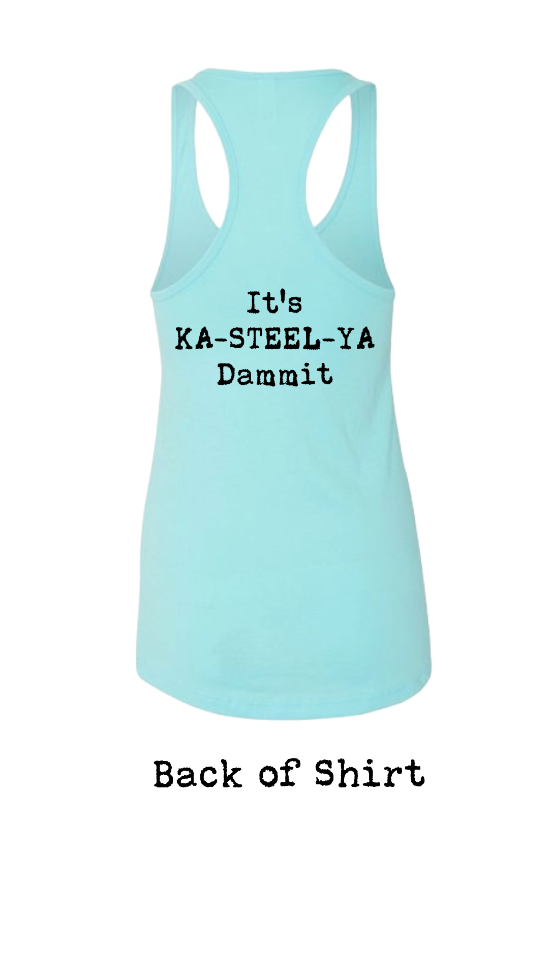 Albert Castiglia Band Logo Womens Racerback Tank Top--FREE SHIPPING--