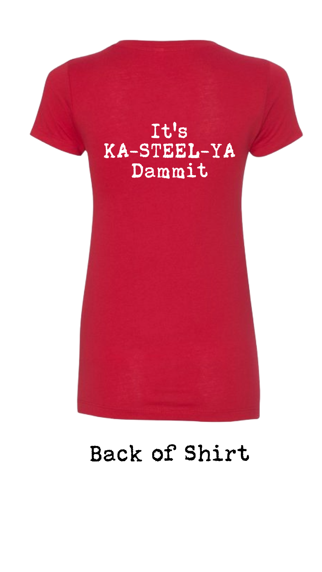 Albert Castiglia Band Womens Logo V Neck T Shirt--FREE SHIPPING--