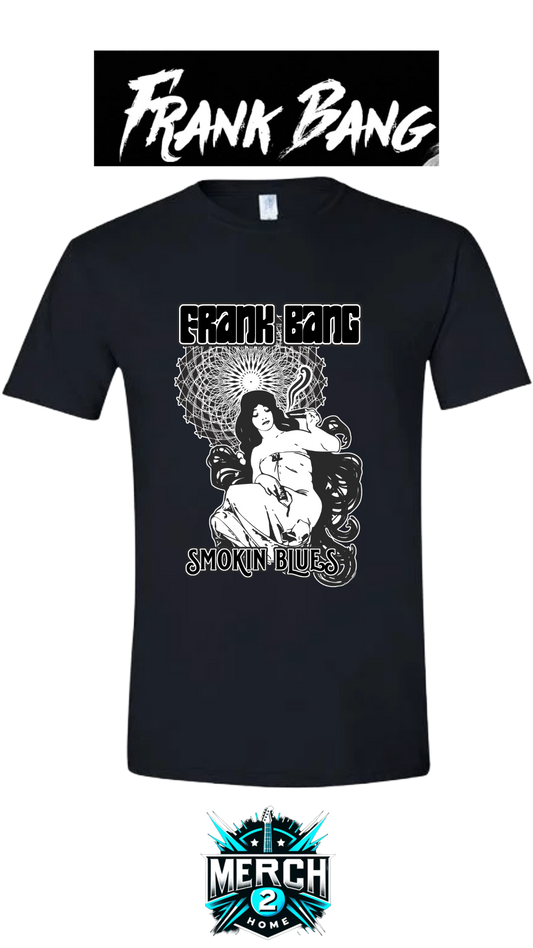 Frank Bang "Mary Jane Smokin' Blues" Men's Gilden SoftStyle Crew T-Shirt--FREE SHIPPING--