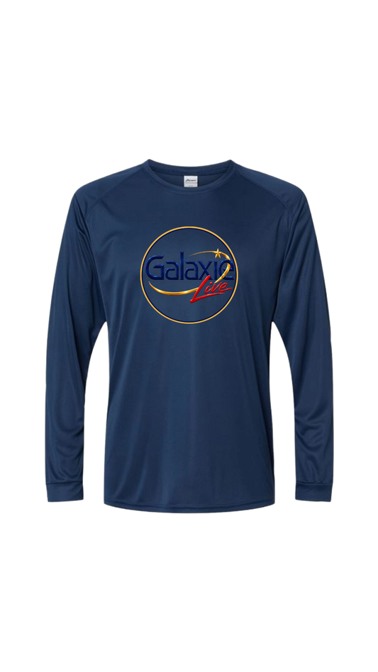 Galaxie LIVE! Round Logo Long Sleeve Performance Fishing Shirt--FREE SHIPPING--