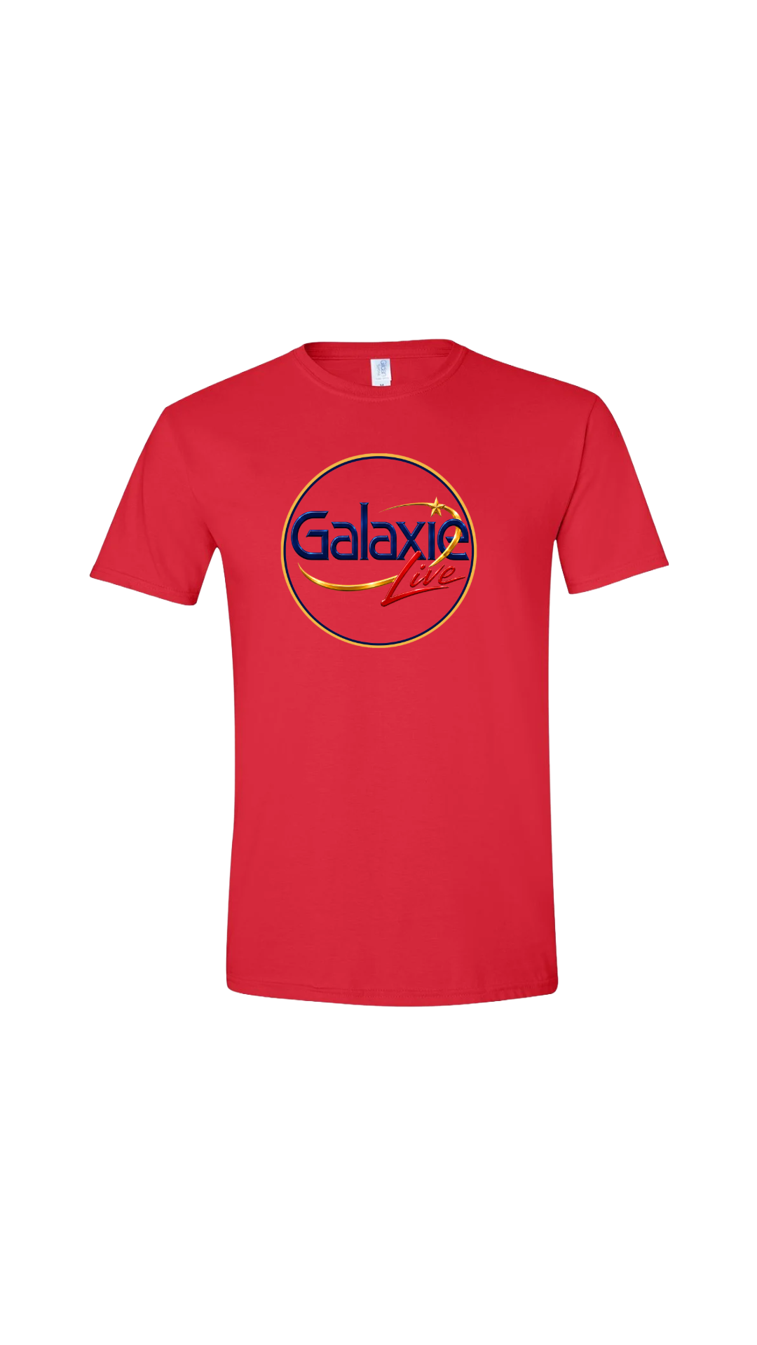 Galaxie LIVE! Round Logo Unisex Gildan SoftStyle Short Sleeve Crew Neck T-Shirt--FREE SHIPPING--