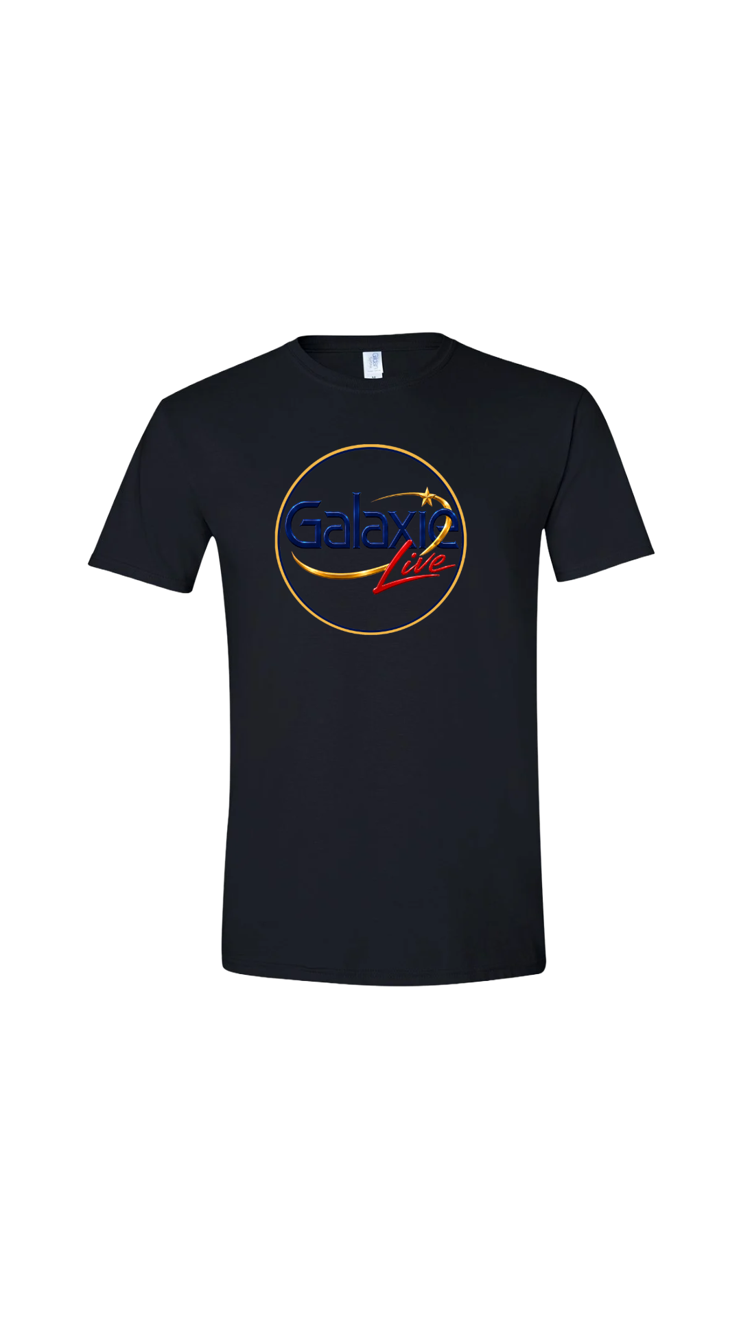 Galaxie LIVE! Round Logo Unisex Gildan SoftStyle Short Sleeve Crew Neck T-Shirt--FREE SHIPPING--