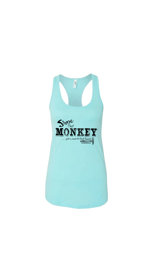 Stacy Mitchhart "Shave That Monkey" Next Level Racerback Tank Top---Merch2Home FREE SHIPPING---
