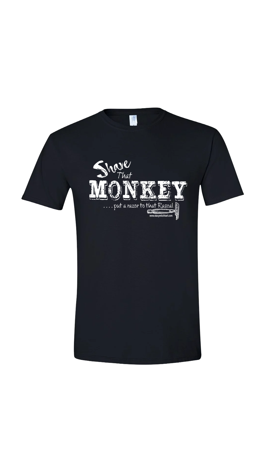 Stacy Mitchhart "Shave That Monkey" Unisex T-Shirt-Merch2Home--FREE SHIPPING--