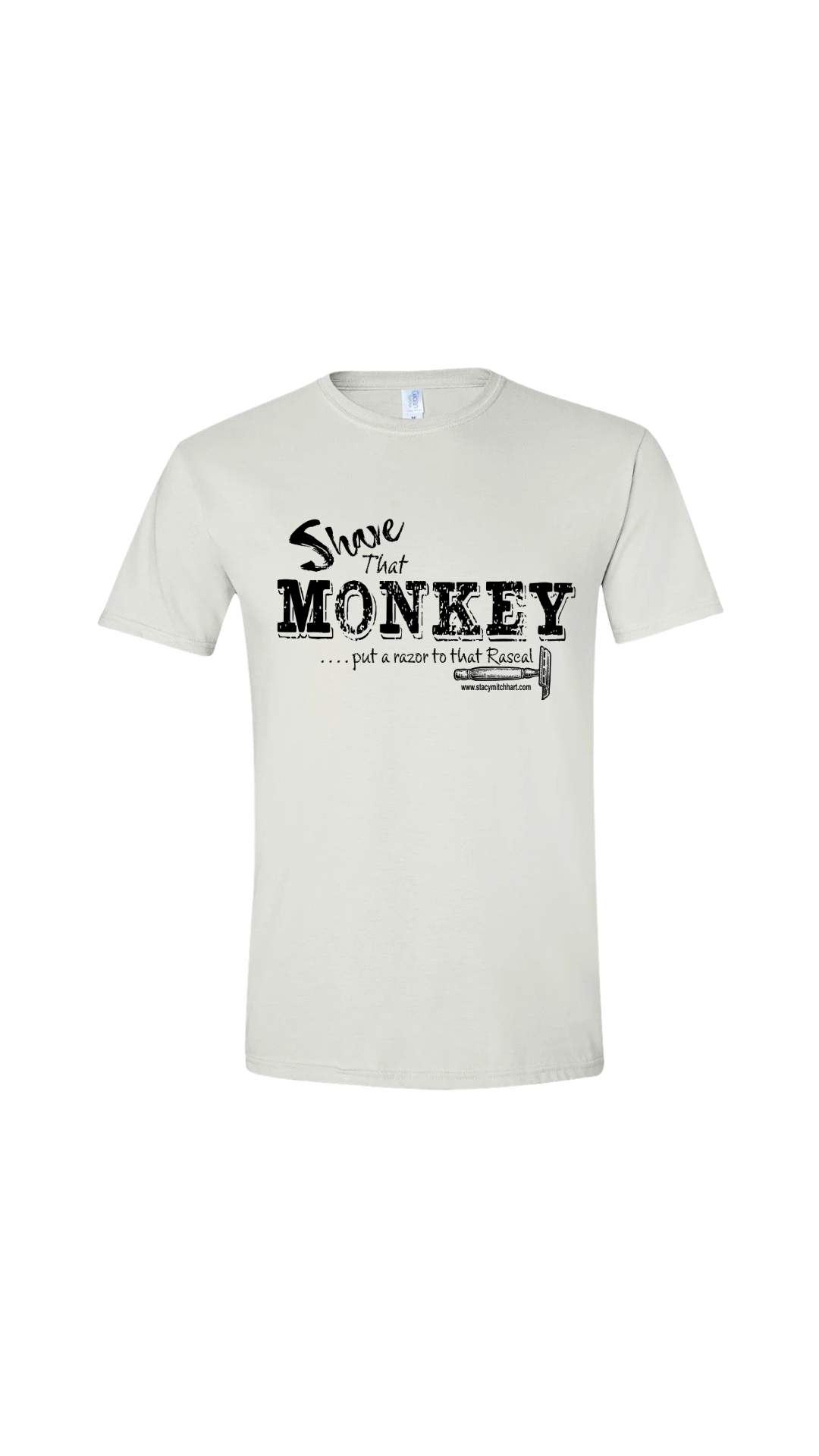 Stacy Mitchhart "Shave That Monkey" Unisex T-Shirt-Merch2Home--FREE SHIPPING--