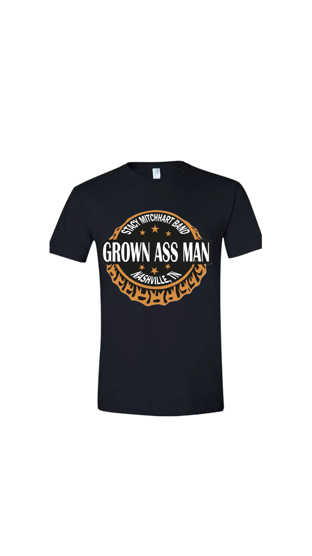 Stacy Mitchhart "GrownAss Man" Men's T-Shirt-Merch2Home--FREE SHIPPING--