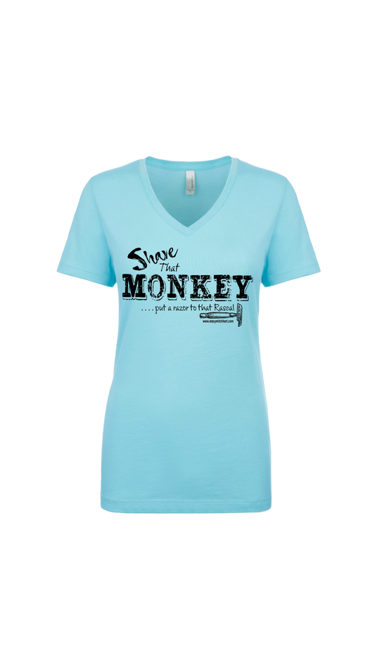 Stacy Mitchhart "Shave That Monkey" Next Level V Neck---Merch2Home FREE SHIPPING---